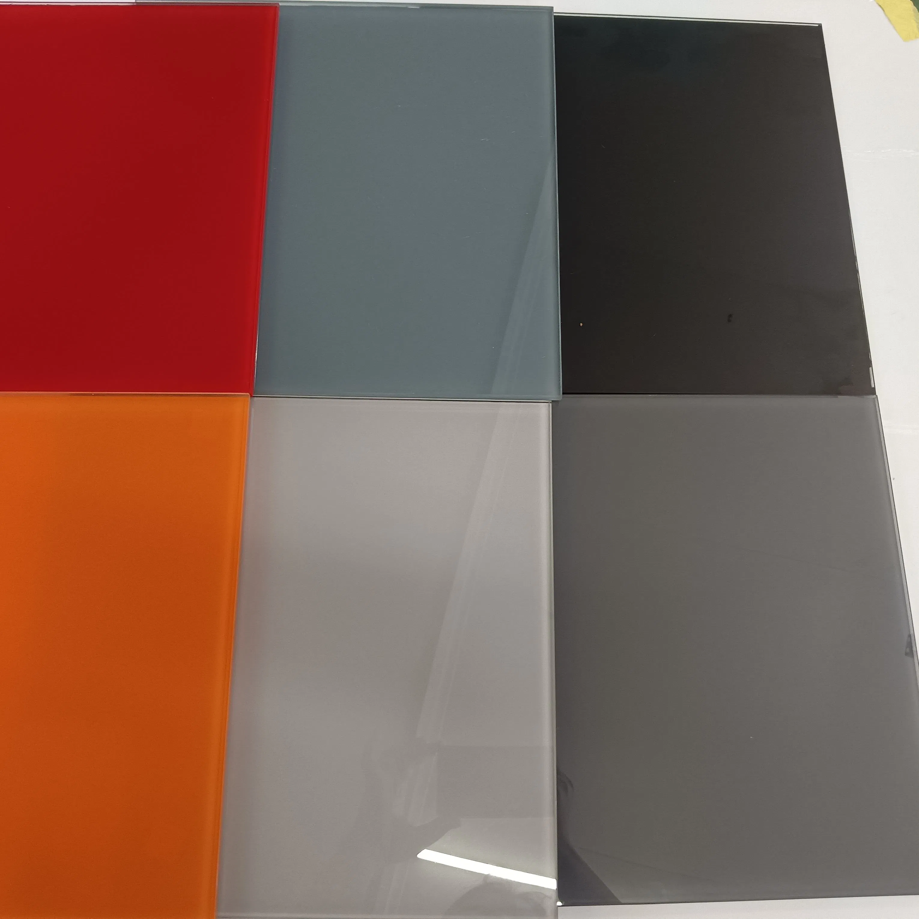 3/4/5/6mm Colorful Back Painted Glass for Interior Applications