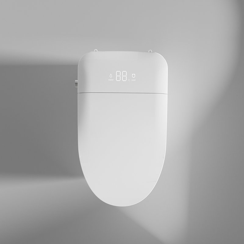 Luxury Floor Mounted U Shaped Ceramic Toilet Bowl Intelligent Smart Toilet