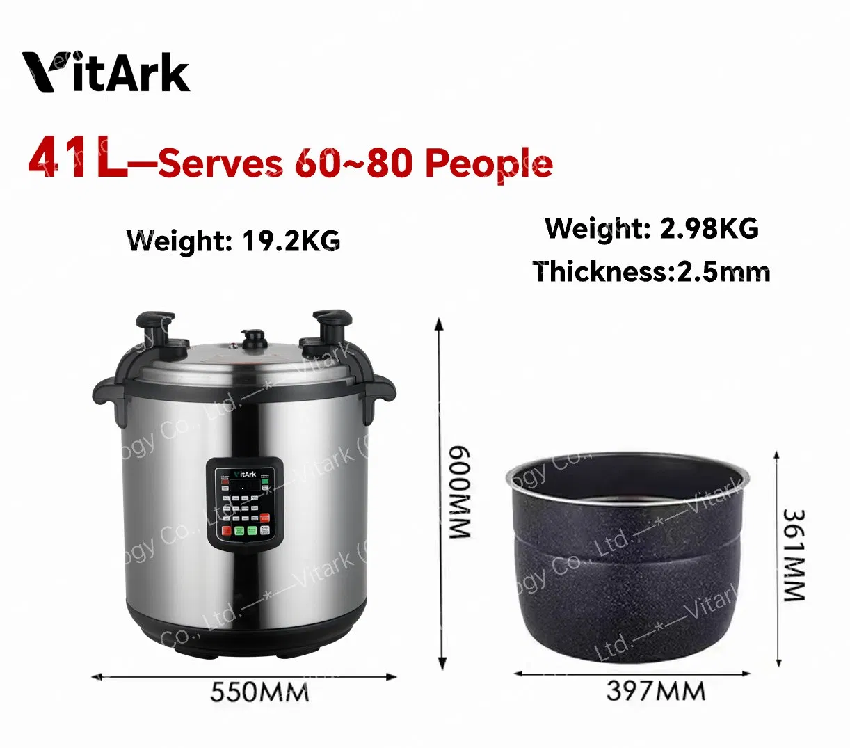 Industrial Pressure Cooker for Central Kitchen for East Asian Porridge/Steamed Vegetables for Mass Cooking of Staple Foods (corn paste, legumes) in Africa.