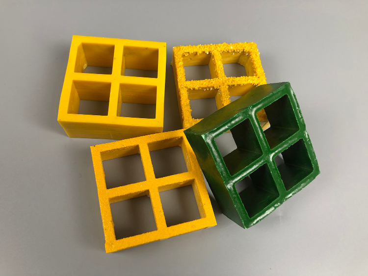 1.5'' Thickness Mesh Square Plastic FRP/GRP Walkway Panel Grating for Building