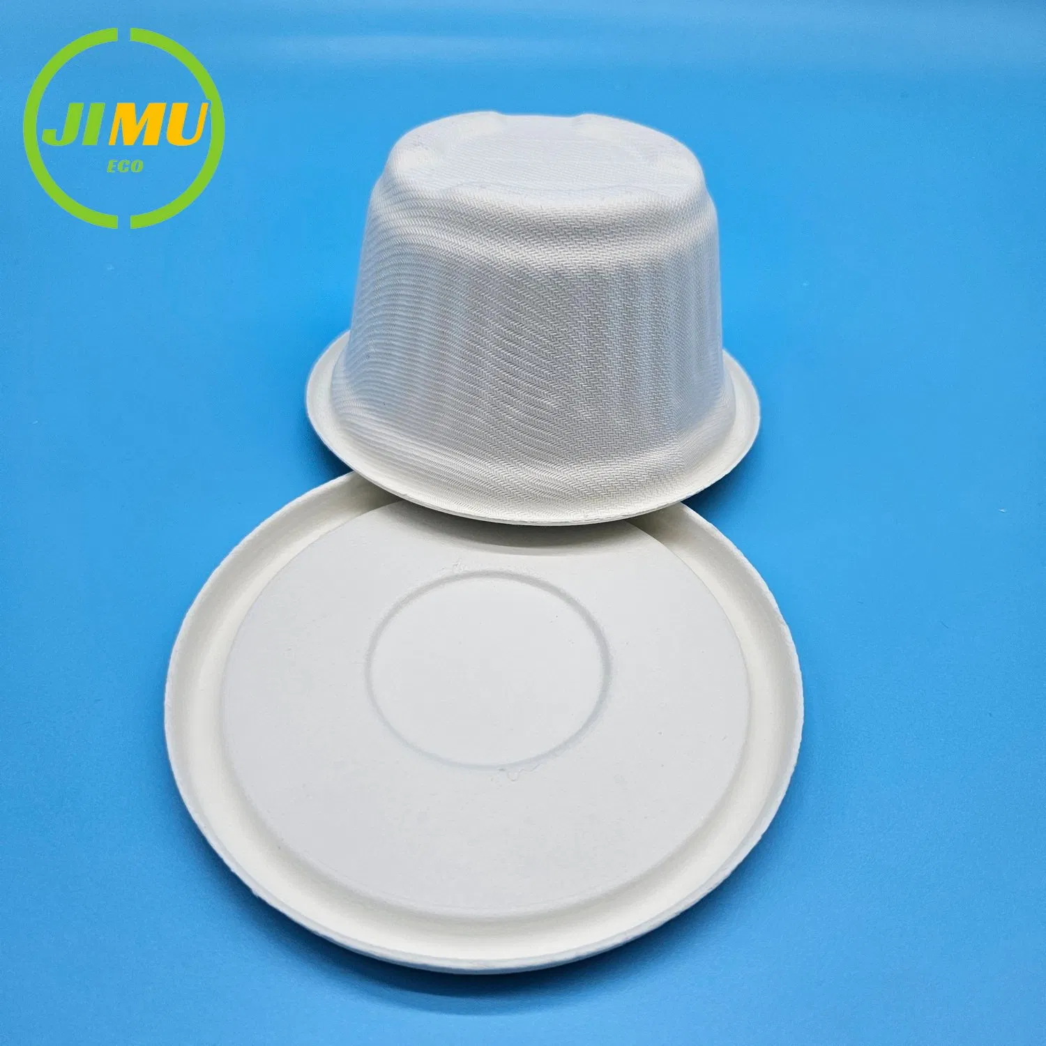 Natural Unbleached Disposable Biodegradable Tableware 400ml Round Soup Bowl