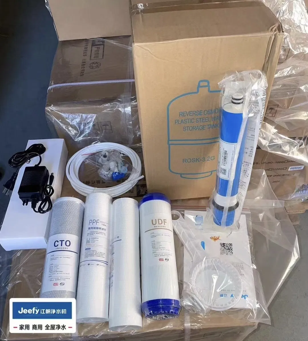 Home Use Kitchen 100gpd 600gpd Under Sink Water Filter 5 Stage Reverse Osmosis System Water Purifier RO Water Treatment Equipment