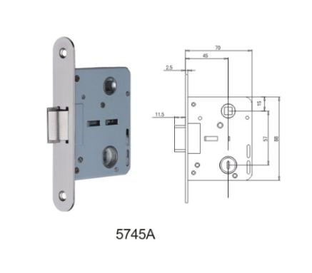 Excellent Iron Cross Key Sliding Door Hook Lock (C1689 SN)
