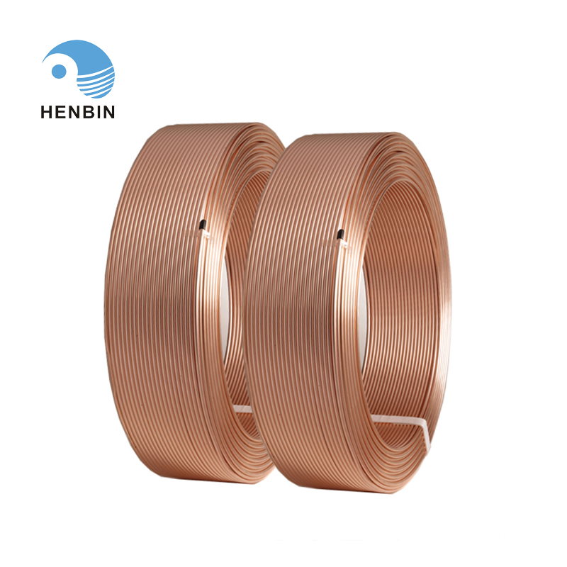 Henbin Level Wound Coil Refrigeration Parts Copper Tube for HVAC, Copper Coil