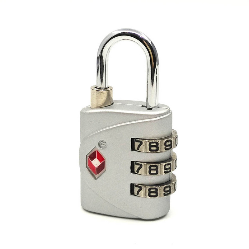 OEM Customized 3 Digit Combination Suitcases Lock Anti Theft Tsa Padlock
