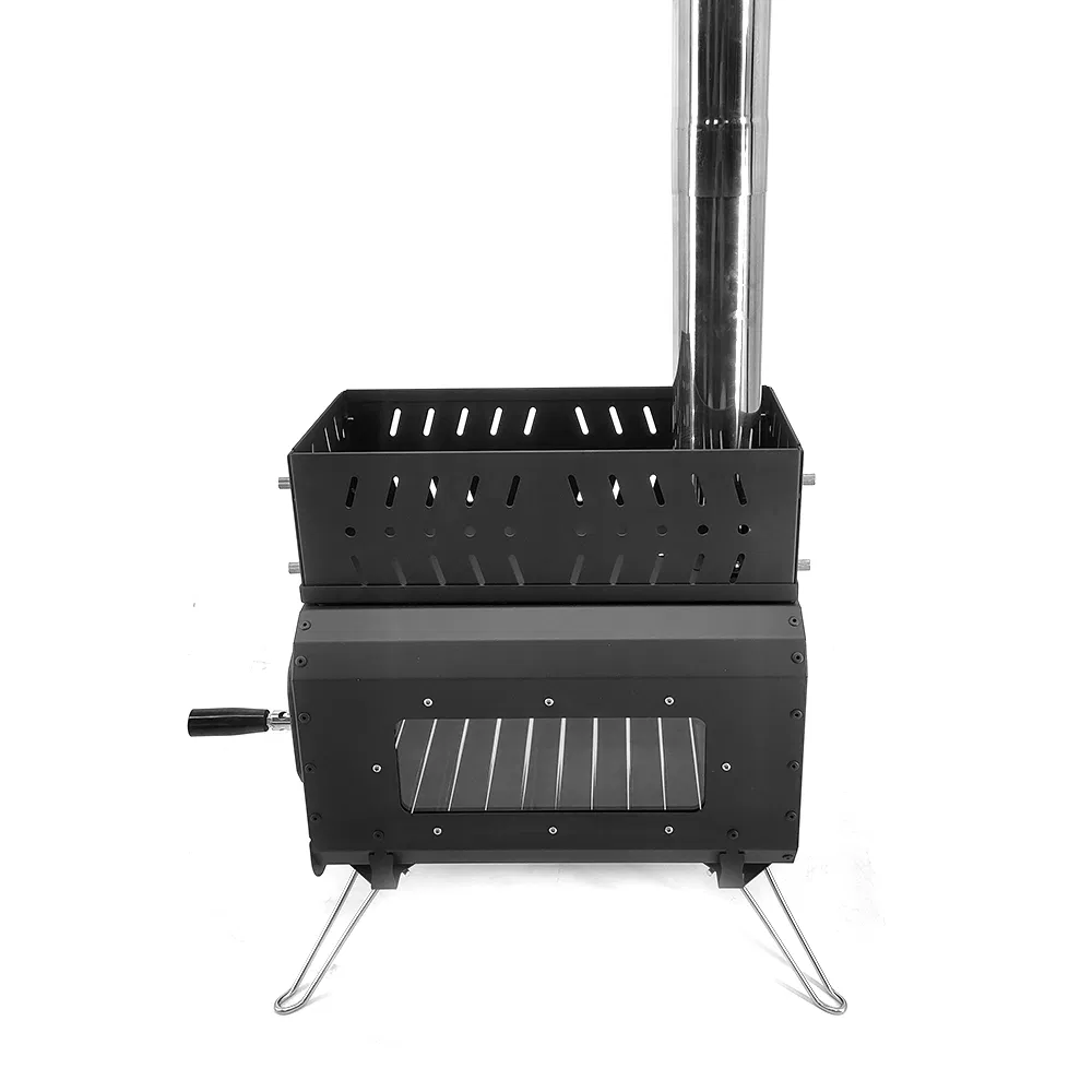 Портативная дровяная печь для палатки и сауны