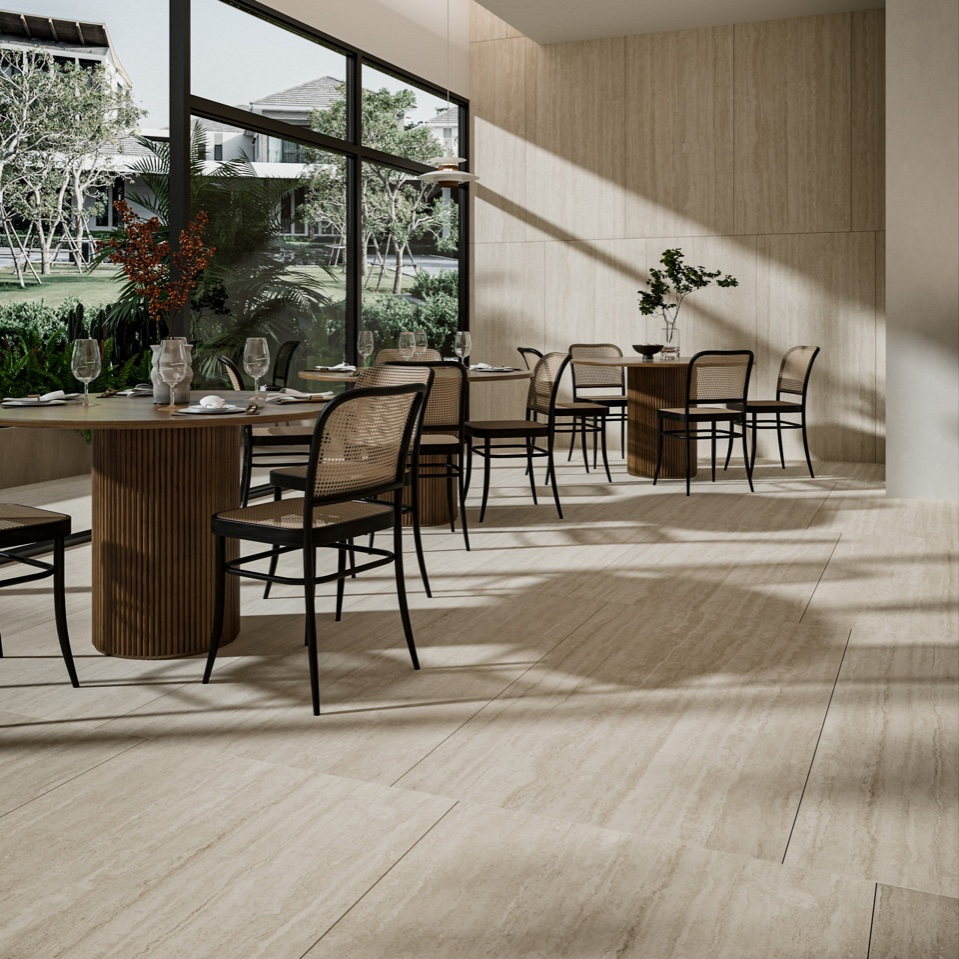 Rustic Elegance Premium Glazed Porcelain Tiles for Modern Interiors