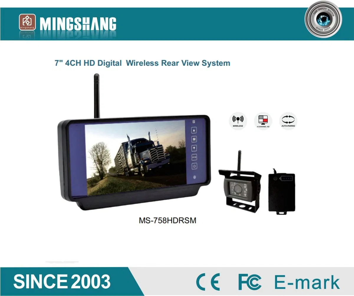 Magnetic Waterproof Vehicle Camera Recharged Lithium Ion Battery for Forklift Cranes