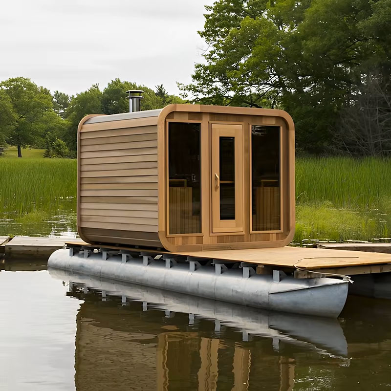 Инфракрасная сауна Boda Cedar для улицы с дровяной печью