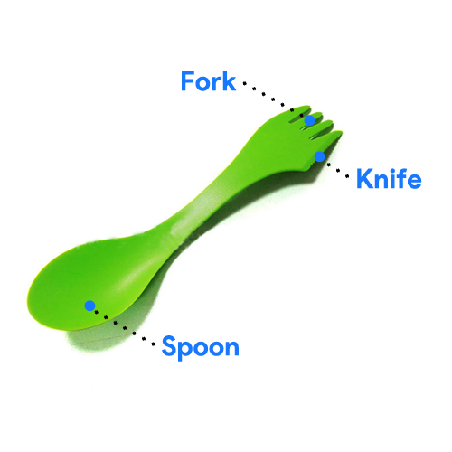 3-in-1 Cooking Salad Spoon Salad Fork Salad Cutter