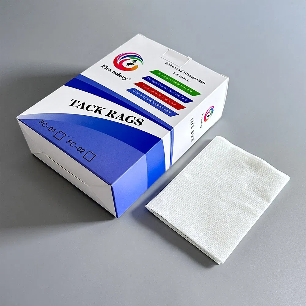 Disposable Tack Rags Industrial Spunlace Nonwoven for Car Dusting & Cleaning