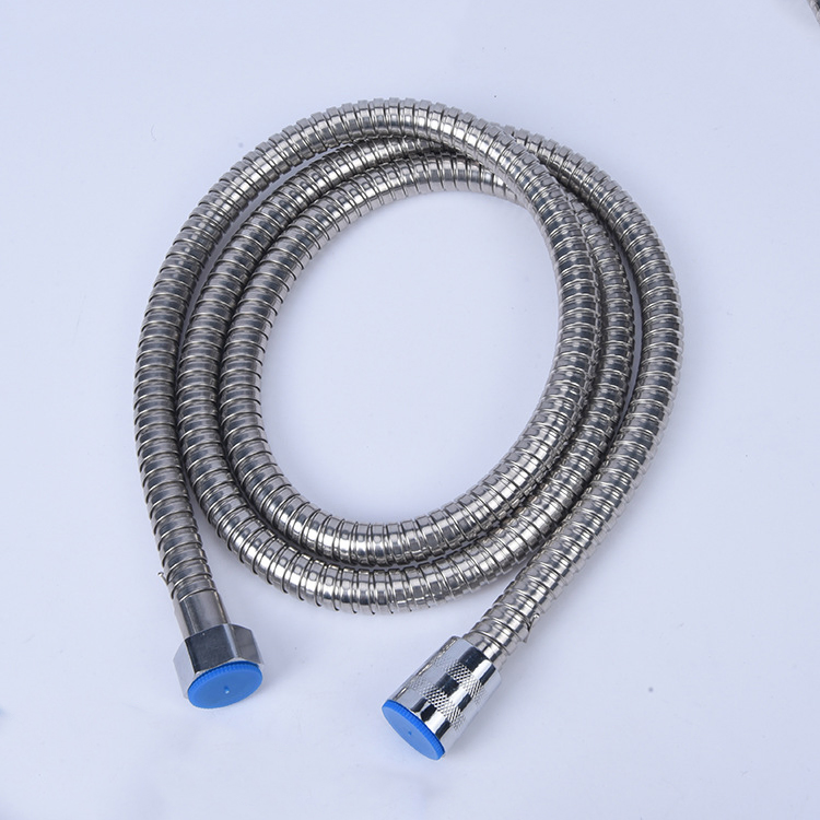 360 Degree Rotating Double Lock 15mm Shower Hose Stainless Steel Metal Shower Hose with Rotating Nut