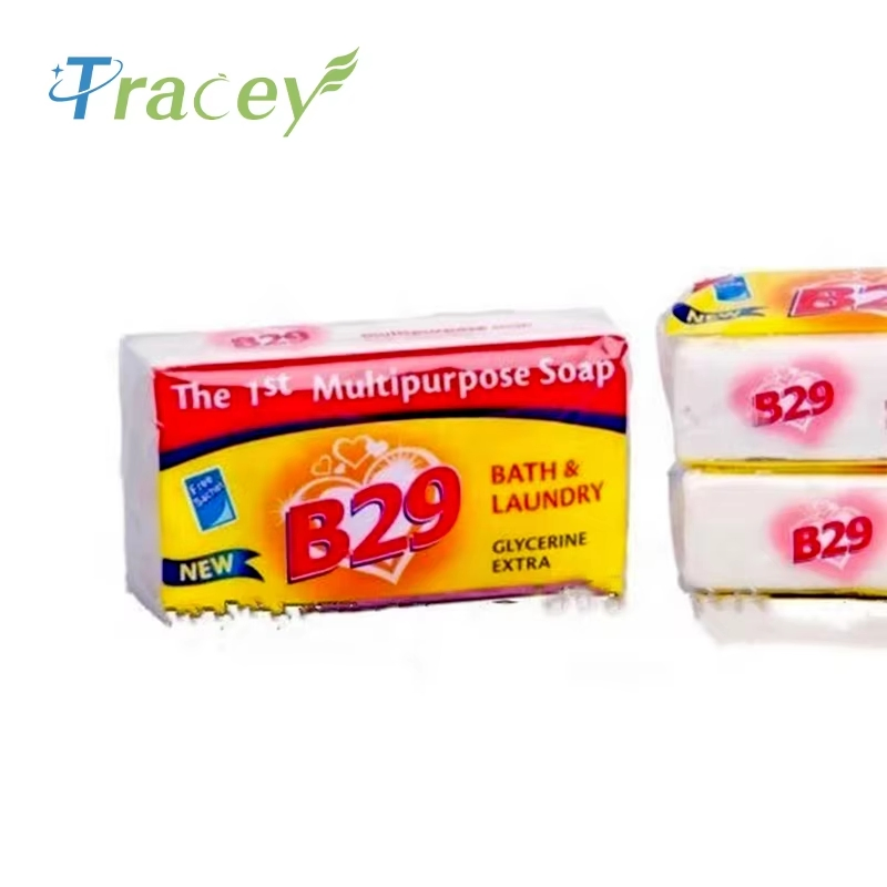 Best-Selling B29 Solid Laundry Soap Bar Multipurpose Anti-Bacterial Botanical Soap Bar for Washing Clothing Lemon Fragrance