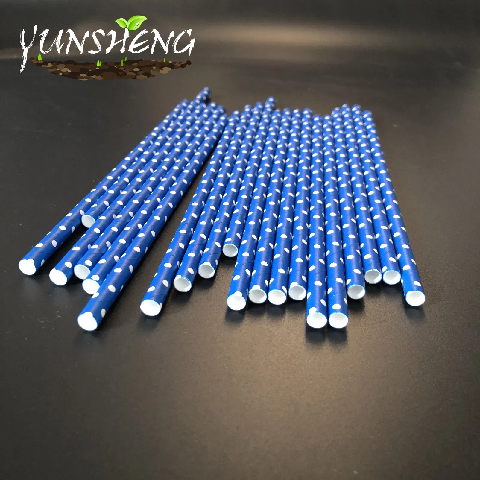 Biodegradable Printed Paper Drinking Straws for Juices Shakes Smoothies