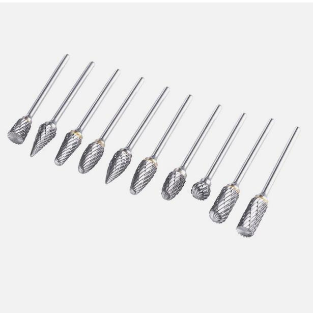 Cylinder Shape with Radius End Round Head Cut for Wood Metal Steel Polish Carbide Burrs