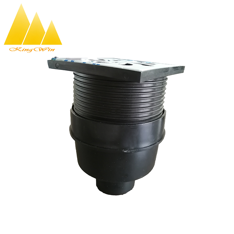 New Arrival Top Sale Pipe Fittings HDPE Siphonic Fittings Straignt-Line Roof Floor Drain Black