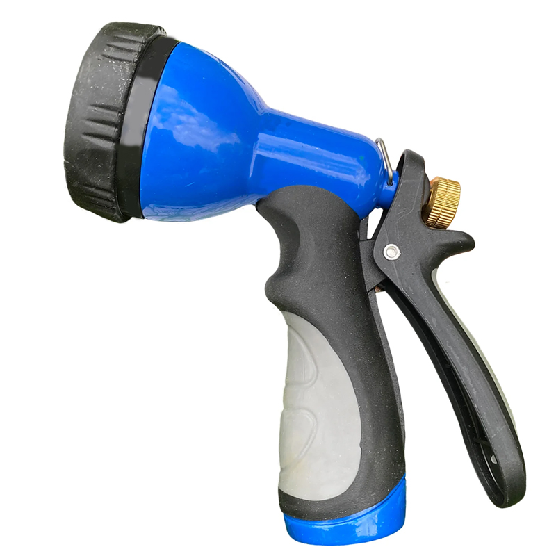 Heavy Duty Metal Water Hose Garden Hose Nozzle with Adjustable Spray Patterns