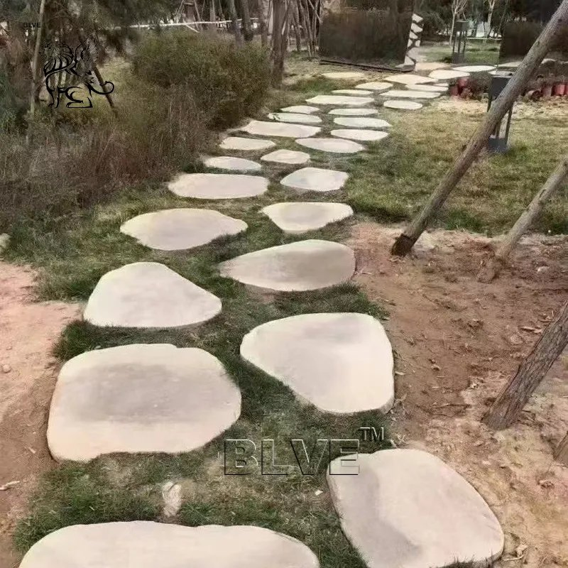 Outdoor Garden Resort Natural Cobblestone Step Stones Granite Paving Stone Road Driveway Supplier
