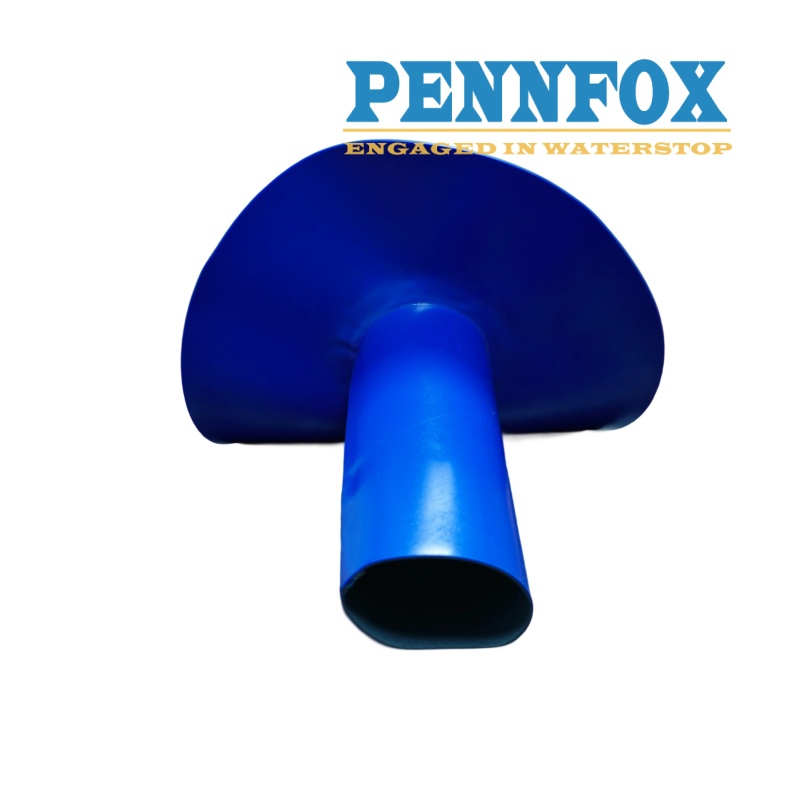 a Welded PVC Trumpet Flange Ensures a Permanent Seal for Roof Waterproofing Systems