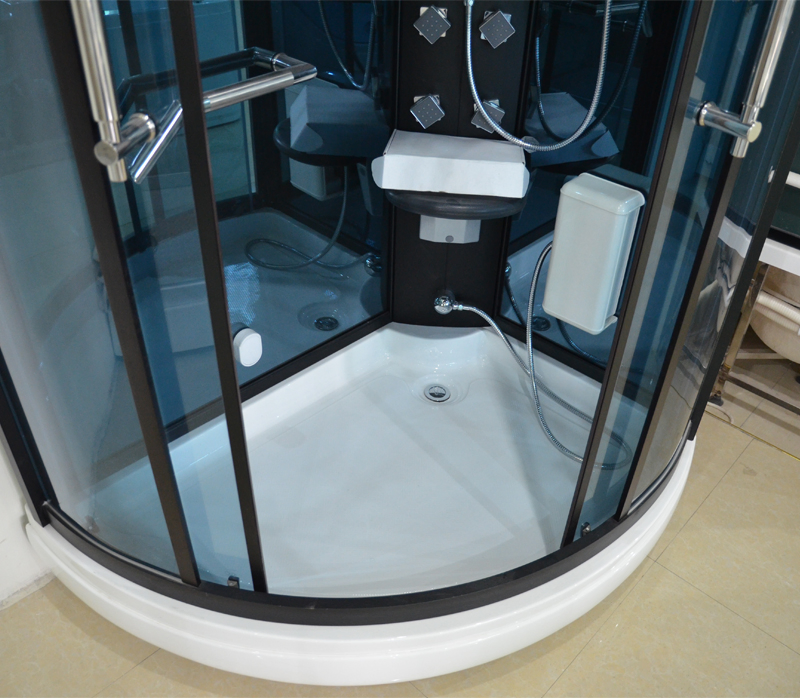 Tempered Glass Door One Person Steam Room Enclosed Steam Shower