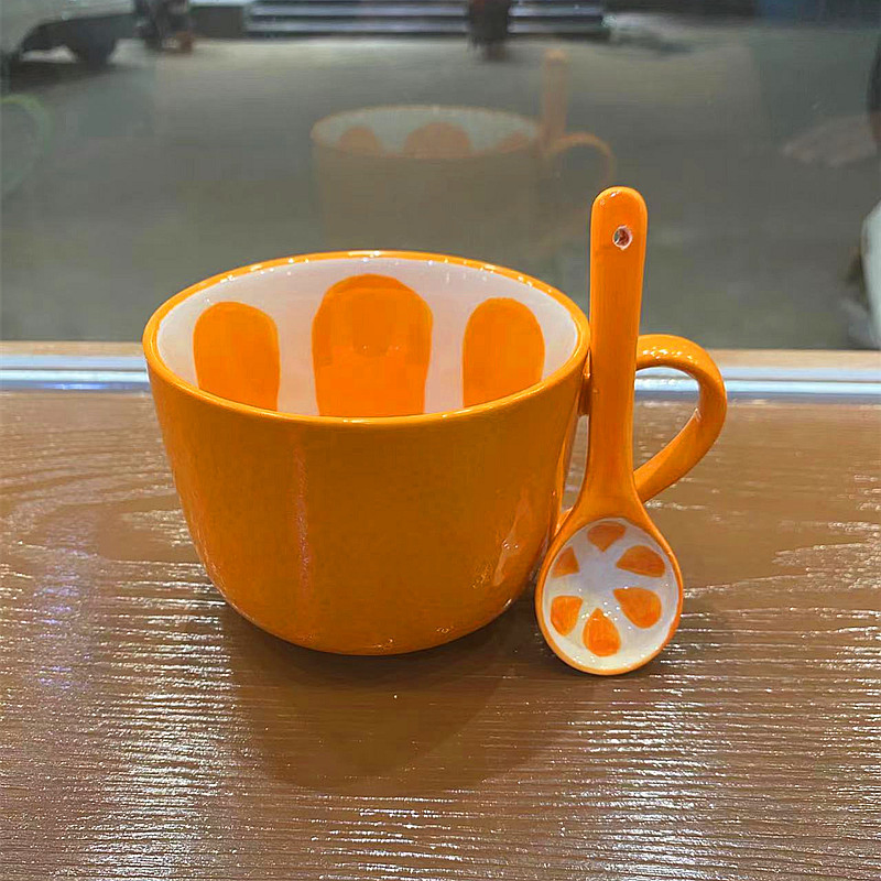 Керамический набор для чая и кофе с ложками