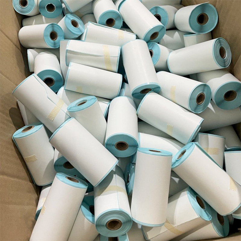 Meow Meow Machine Printing Paper Dyed Thermal Self-Adhesive Label Material