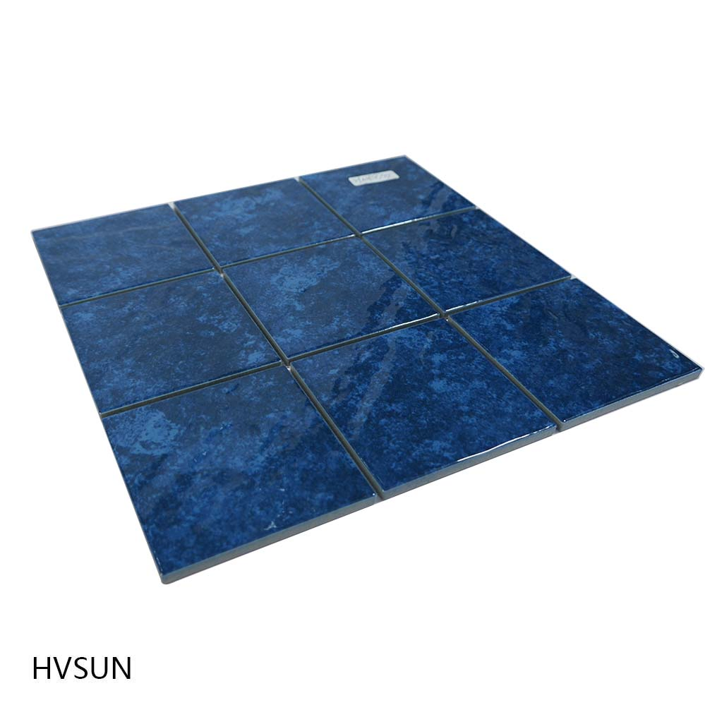 Factory Price Azure Blue/White/Green Glass Mosaic for Swimming Pool Mosaic Tile