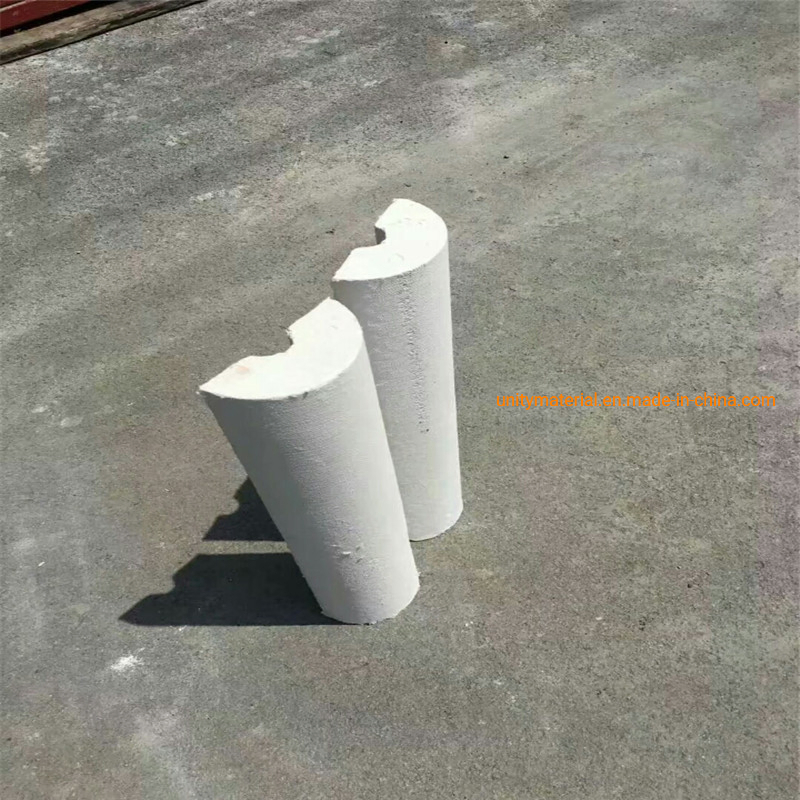 1050c 650c 25mm 15mm 50mm ID Inner Diameter Thickness Calcium Silicate Pipe for Chemical Pipelines Heat Pipes Wall Thermal Insulation Section Covers