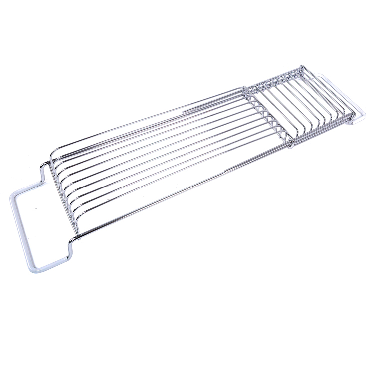 Stainless Steel Bathtub Rack Bathroom Accessories Luxury Extension Bathtub Caddy SPA Tray Table Bathtub Tray