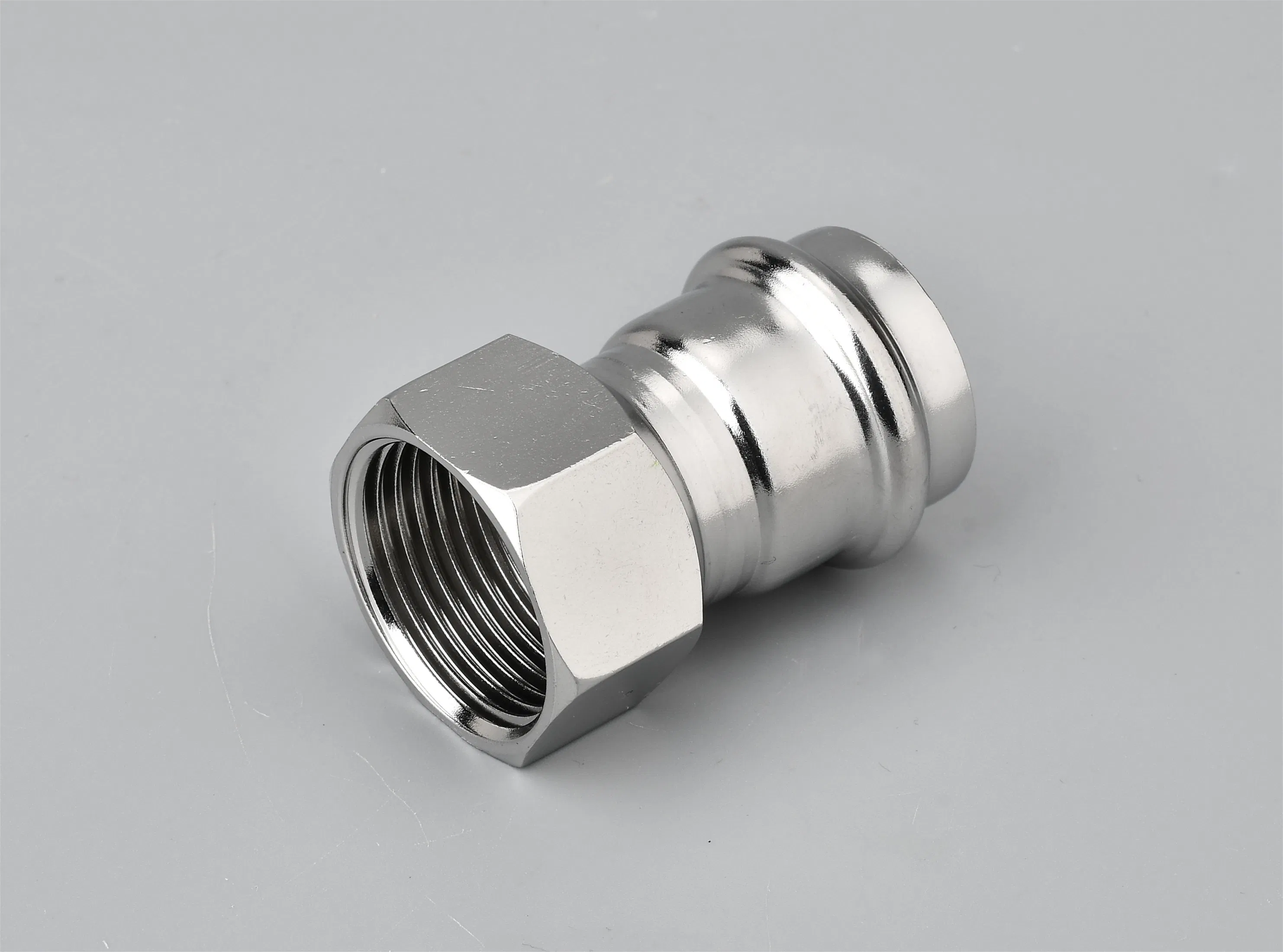 F304/316 Stainless Steel Press Fittings Reducing Cross
