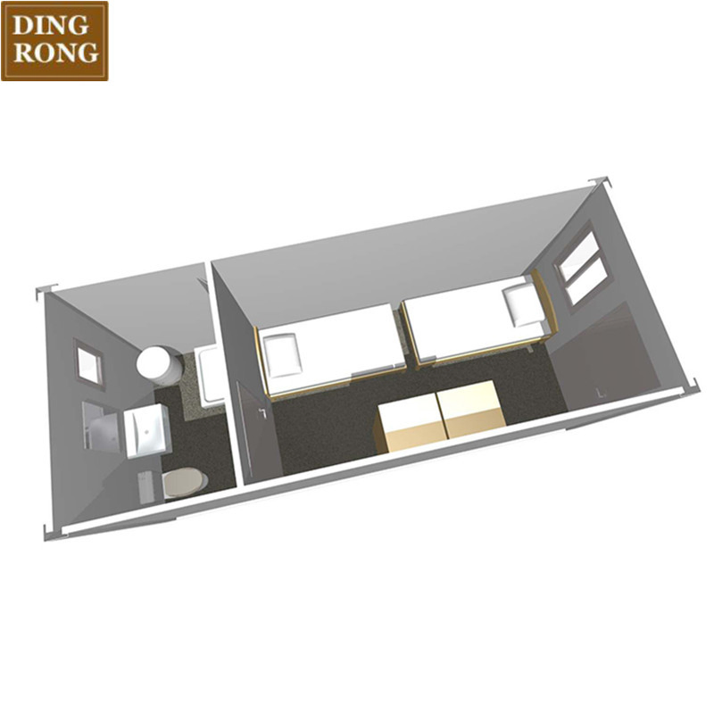 Container Prefab Steel Structure Office/Hotel Prefabricated Apartments Building