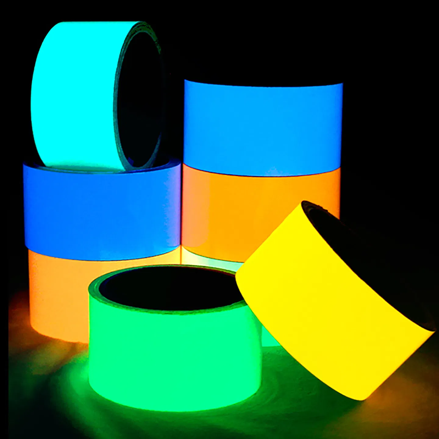Self-Adhesive Glow in The Dark Tape for Safety and Decoration