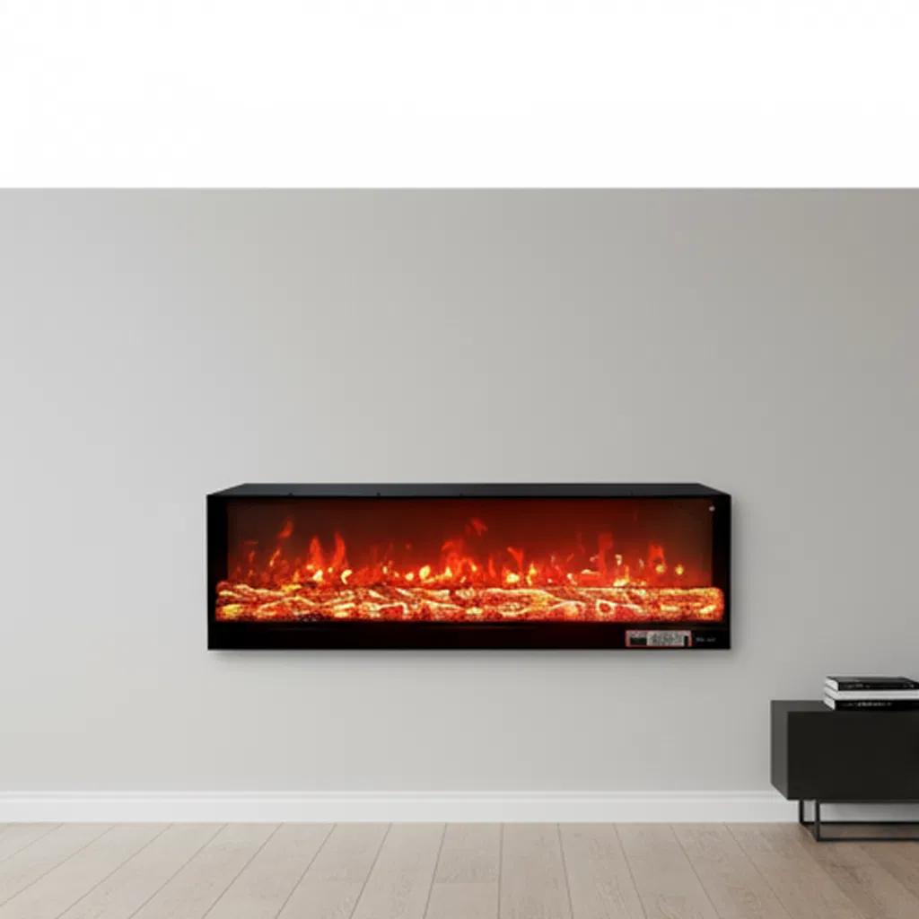 Cozy Electric Fireplace with Family Safety Features and Stylish Design