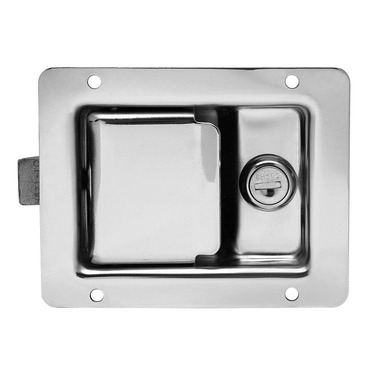 Industrial Stainless Steel Metal Trailer Truck Parts Security Tool Box Latch Hardware Panel Cabinet Door Lock T-Type Handle Paddle Lock