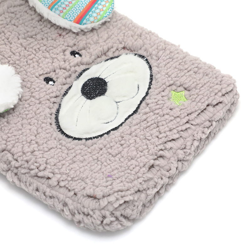 Premium Classic Hot Water Bag Natural Rubber Medical Hot Water Bottle with Animal Cover