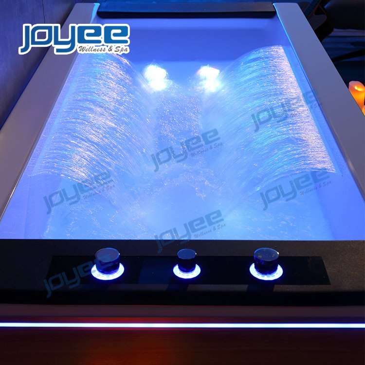 Угловая ванна Joyee с гидромассажем и панелью управления