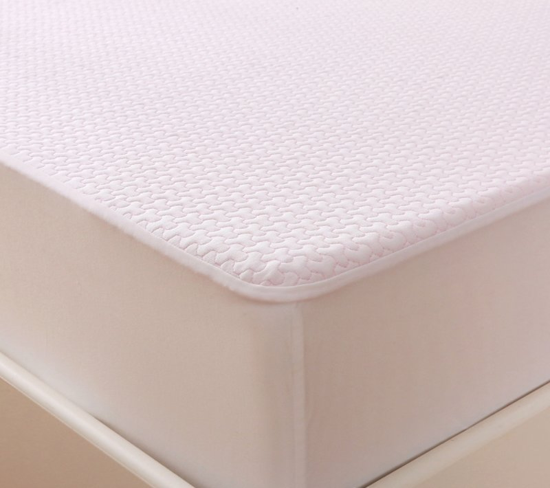White Tencel Jacquard Waterproof Fitted Sheet Breathable Mite Proof Urine Proof Bedspread Simmons Protective Cover Anti Slip