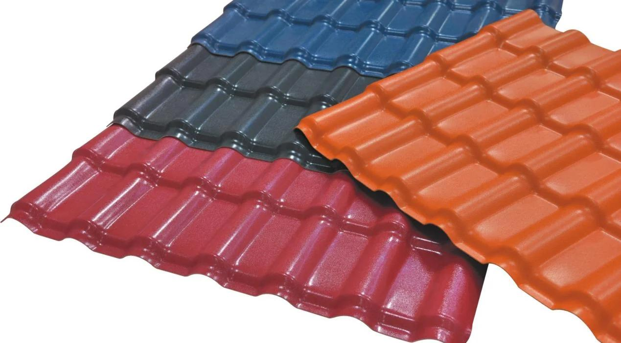 Synthetic Resin PVC Roofing Tiles Building Material