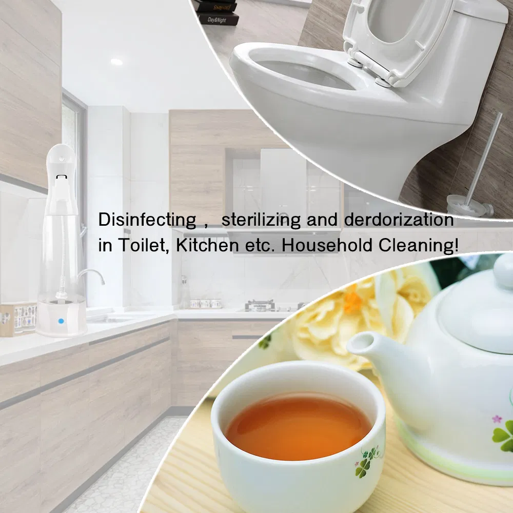 400ml Hypochlorous Acid Disinfectant Water Maker Portable Spray Sodium Hypochlorite Generator