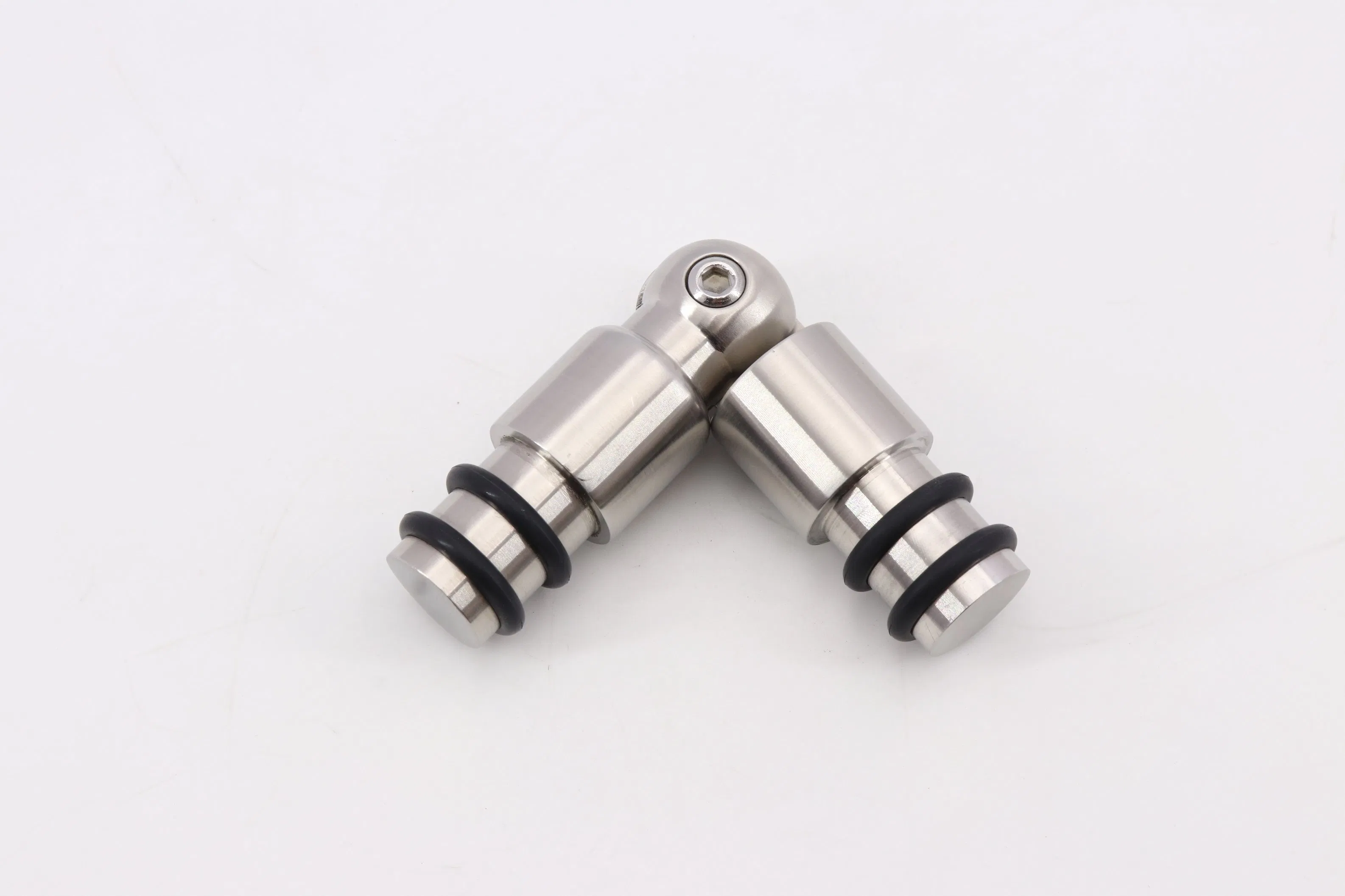 Premium 304 Stainless Steel Bathroom Partition Connector for Tubes