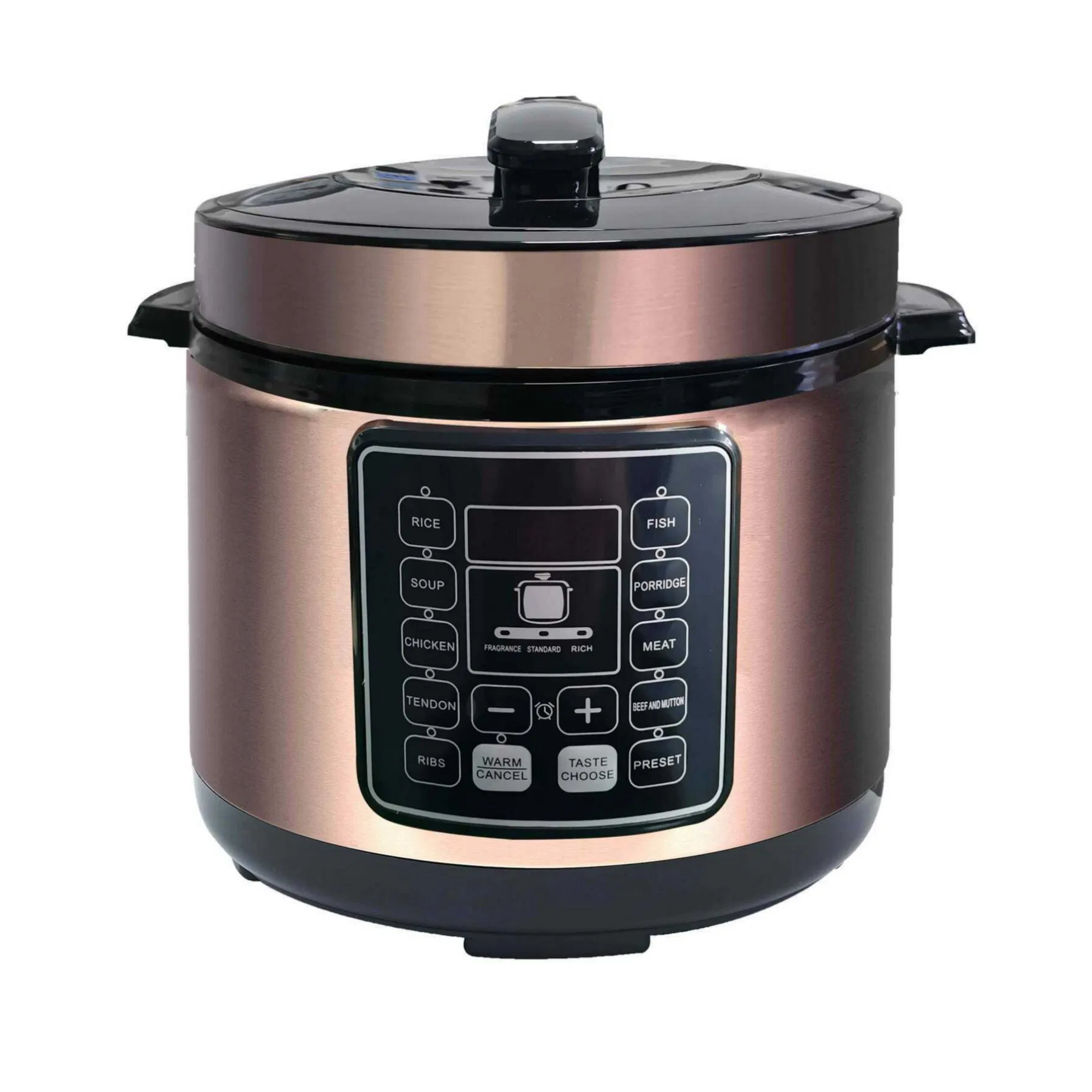 Durable Electric Pressure Cooker for Kitchen Use with Smart Temperature Control and Anti-Scald Body
