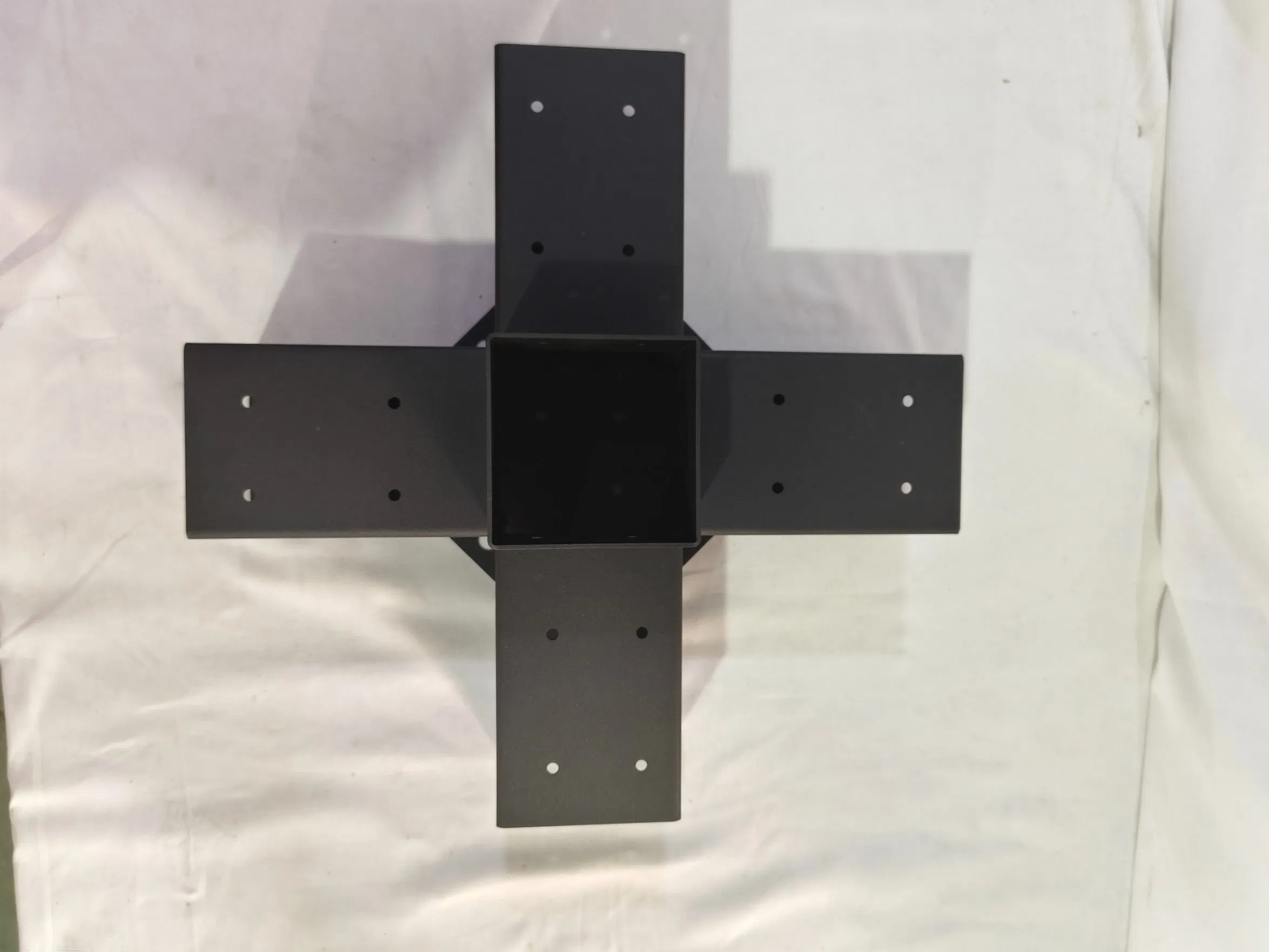 Pergola Bracket Kit 4''x4'' (Inner Size 3.6X3.6) , 4-Way Heavy Duty Corner Bracket
