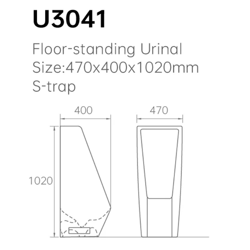 Sanitary Ware Wholesale Ceramic Toilet Urinal Bowl with Hotel Men′ S Urinal