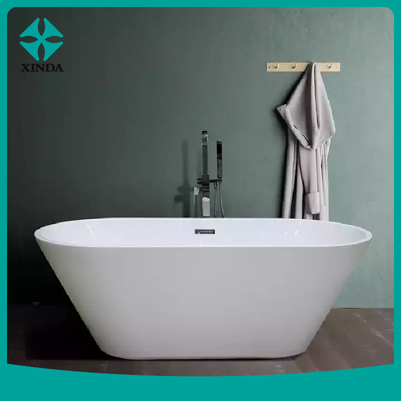 Угловая акриловая ванна с гидромассажем