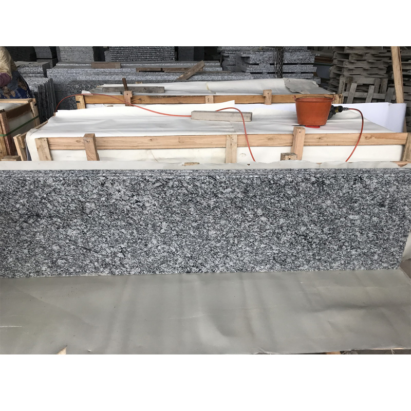 Spray White Granite Sea Wave Flower Granite Countertop