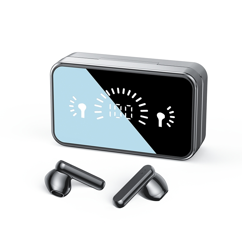 Беспроводные наушники Sleek Mirror TWS с Power Bank