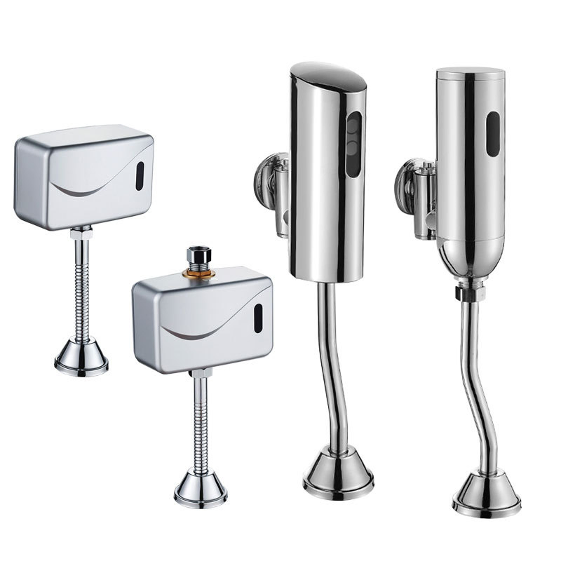 Durable Floor Mounted Manual Flush Valve with Stainless Steel Design