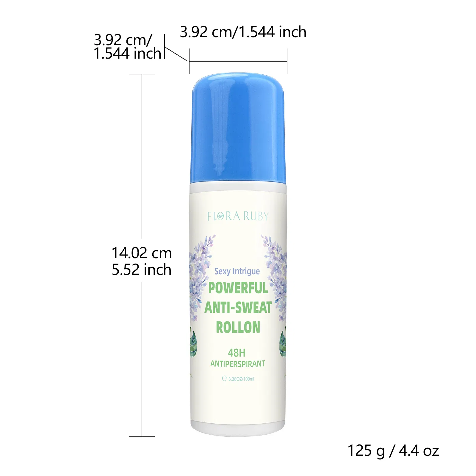 Aluminum-Free Organic Deodorant with Soothing Non-Irritating Pearl Beads