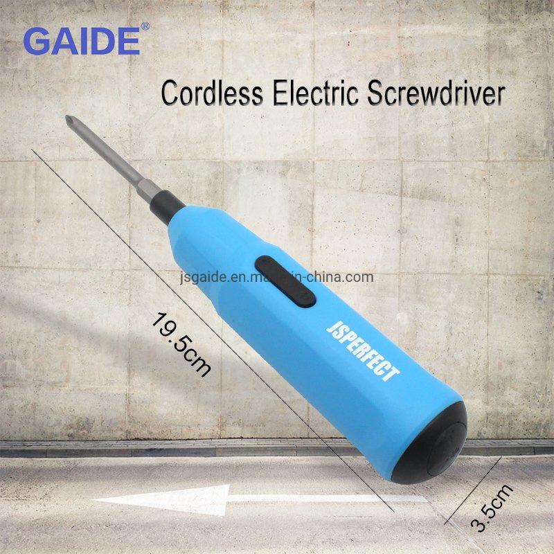 Миниатюрный электрический шуруповерт с набором бит