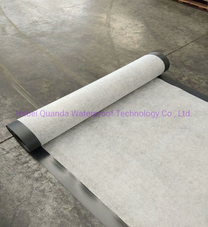 EPDM Rubber Waterproof Membrane Underlayment with Fabric Backed